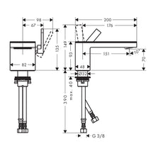 Load image into Gallery viewer, Axor My Edition Single lever basin mixer 70 Chrome