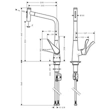 Load image into Gallery viewer, Metris Select M71 320 2 Jet POS Kitchen Mixer Chrome