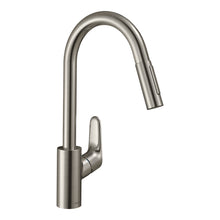 Load image into Gallery viewer, Hansgrohe Focus M41 240 2 Jet POS Kitchen Mixer Stainless Steel Optic