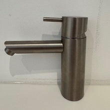 Load image into Gallery viewer, Buddy Low Straight Spout Basin Mixer Brushed Nickel