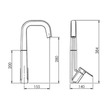 Load image into Gallery viewer, Felton Axiss Sink Mixer Chrome