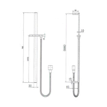 Load image into Gallery viewer, 308 Slide Shower Set Noir