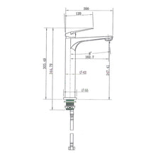 Load image into Gallery viewer, 308 Tall Basin Mixer Black