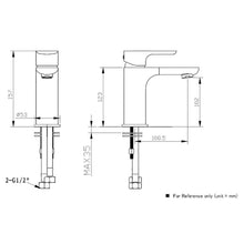 Load image into Gallery viewer, Nevis Basin Mixer - Black