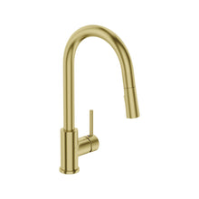 Load image into Gallery viewer, UNO Goose Neck Kitchen Mixer CW POS Brushed Brass