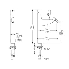 Load image into Gallery viewer, Uno Extended Basin Mixer Black