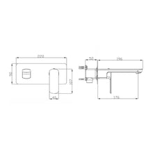 Load image into Gallery viewer, Ion Wall Basin Mixer Main Pressure Chrome