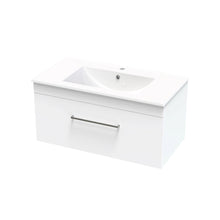 Load image into Gallery viewer, Clearlite Cashmere Valley 900 1 Drawer Wall Vanity Ultra Gloss