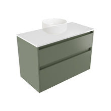 Load image into Gallery viewer, Novara 900 2 Drawer Wall Hung Vanity Green Slate