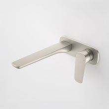 Load image into Gallery viewer, Caroma Contura® II Wall BasinBath Mixer 220mm - Brushed Nickel