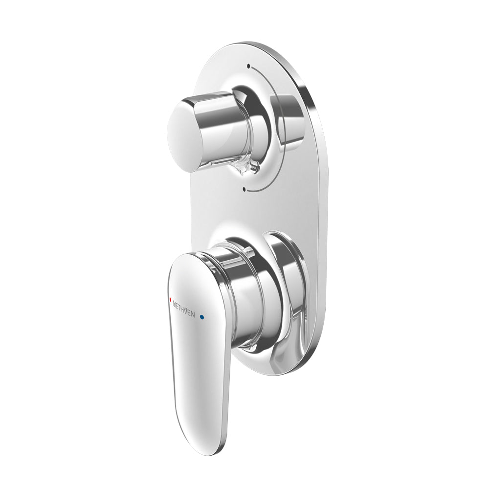 Aio Shower Mixer with Diverter Chrome