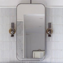 Load image into Gallery viewer, St Michel Allegra Black Framed Mirror with Decorative Shelf