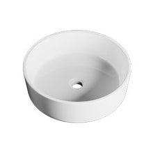 Load image into Gallery viewer, Sleek Round Ceramic Counter Top Basin - Gloss White
