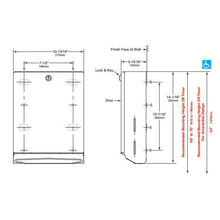 Load image into Gallery viewer, Bobrick Paper Towel Dispenser Satin