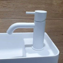 Load image into Gallery viewer, Buddy Low Basin Mixer Matt White