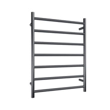 Load image into Gallery viewer, Evoke 7-Bar Heated Towel Rail Gunmetal