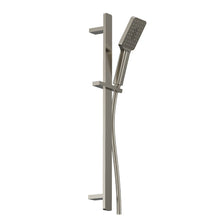 Load image into Gallery viewer, Como Square Slide Shower Brushed Nickel