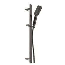 Load image into Gallery viewer, Como Square Slide Shower Gunmetal