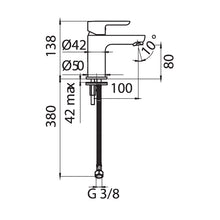 Load image into Gallery viewer, Progetto Easy Basin Mixer - Chrome