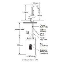 Load image into Gallery viewer, HC3300 Boiling-Cold Filtered Water Dispenser Brushed