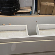 Load image into Gallery viewer, 1200 Cangas 2 Drawer Wall Hung Vanity Melamine White