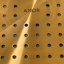 Load image into Gallery viewer, Axor 300 1Jet Ceiling Shower with Ceiling Connector Brushed Brass