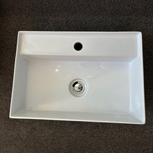 Load image into Gallery viewer, Hide 500xc350mm Wall Basin 1TH Gloss White