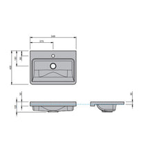 Load image into Gallery viewer, St Michel Integrity Semi Recessed Counter Top Basin