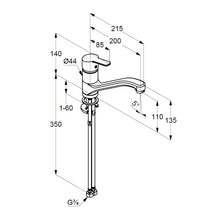 Load image into Gallery viewer, Kludi Logo Neo Kitchen Mixer Chrome