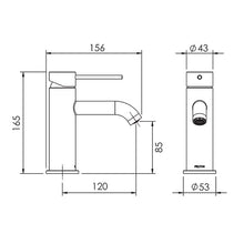 Load image into Gallery viewer, Linea Basin Mixer Brushed Nickel