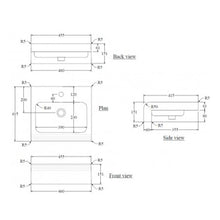 Load image into Gallery viewer, Elementi Lavabo Semi Recessed Basin