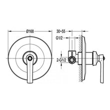 Load image into Gallery viewer, Waterware Liberty Shower Tapware Package Oiled Bronze
