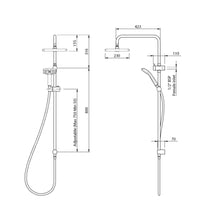 Load image into Gallery viewer, Methven Waipori Shower System Chrome finish