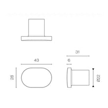 Load image into Gallery viewer, Minimo Robe Hook Chrome