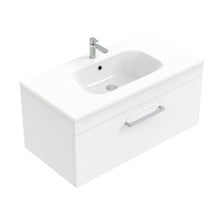 Load image into Gallery viewer, Newtech Citi 900 1 Drawer Wall Vanity Gloss White