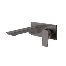 Load image into Gallery viewer, Voda Olympia Wall Mount Basin Mixer Brushed Gunmetal