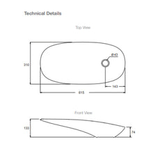 Load image into Gallery viewer, Petaline Vessel Basin Black