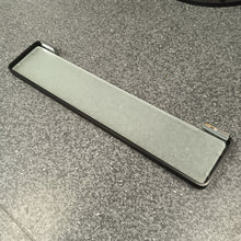 Load image into Gallery viewer, Heirloom Podium Glass Shelf Black trim with Chrome bracket