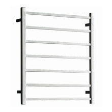 Load image into Gallery viewer, Newtech Quadro 800x600 Square 7 Bar Heated Towel Rail Gunmetal