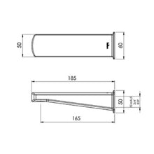 Load image into Gallery viewer, Felton Que 150mm Bath Spout Chrome