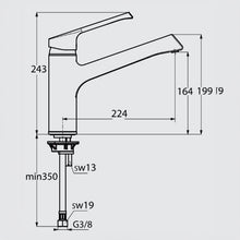 Load image into Gallery viewer, Ideal Standard Retta Kitchen Mixer Chrome