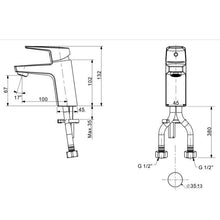 Load image into Gallery viewer, Simplicity Basin Mixer Chrome