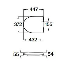 Load image into Gallery viewer, Roca Access Meridian Toilet Seat