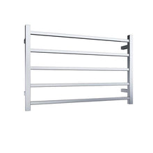 Load image into Gallery viewer, Quadro 530x800 Square 5 Bar Heated Towel Rail Chrome