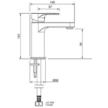 Load image into Gallery viewer, Glide Basin Mixer Chrome