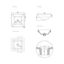 Load image into Gallery viewer, Sleek Ceramic Countertop Semi Recessed Basin - White