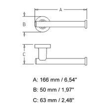 Load image into Gallery viewer, Project Spare Roll Holder Brushed Brass