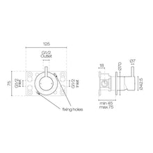 Load image into Gallery viewer, Buddy Shower Mixer External Only Brushed Bronze PVD