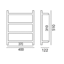 Load image into Gallery viewer, Genesis 510 Trimline Towel Warmer - Chrome