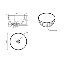 Load image into Gallery viewer, Monaco Round Vessel Basin Matte White